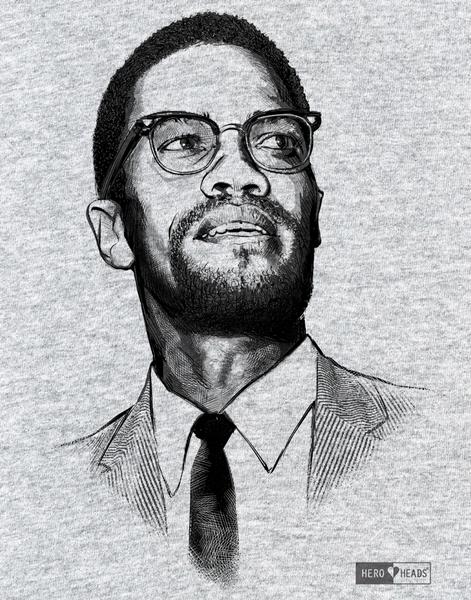 471x600 Malcolm X - Malcolm X Drawing