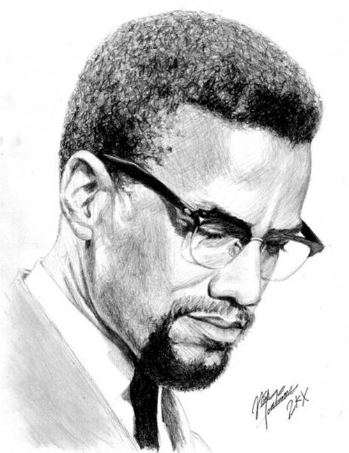 Malcolm X Drawing at Explore collection of Malcolm