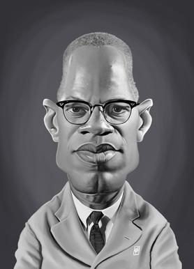 278x386 malcolm x as personal planner - Malcolm X Drawing