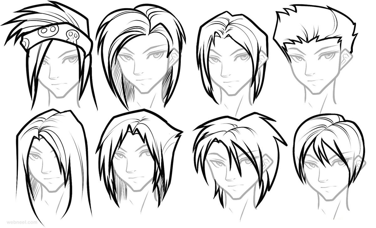 Featured image of post Anime Boy Hair Undercut Drawing / 28 engaging how to draw undercut hair.