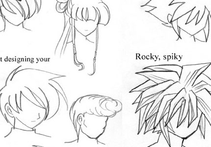 430x300 How To Draw Anime Learn To Do Beautiful Anime Drawings - Male Anime Hairstyles Drawing