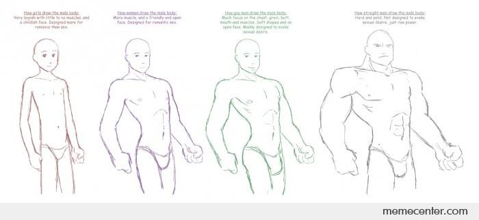 700x321 Male Body Drawing - Male Body Drawing