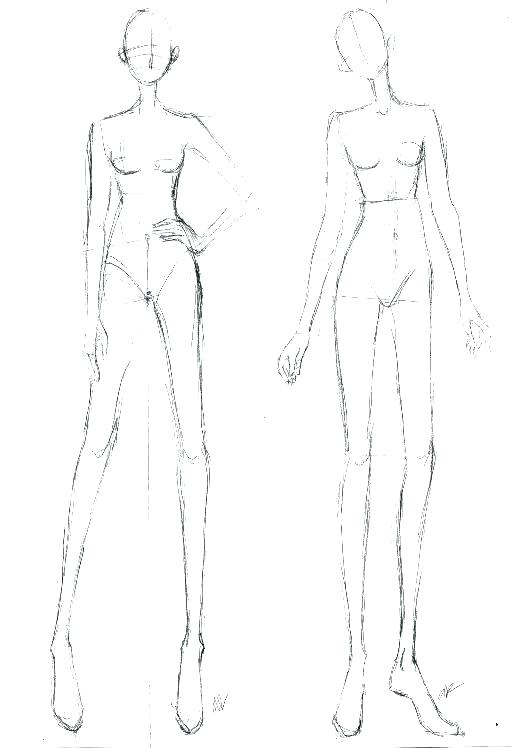 512x748 Costume Drawing Template - Male Body Drawing Template