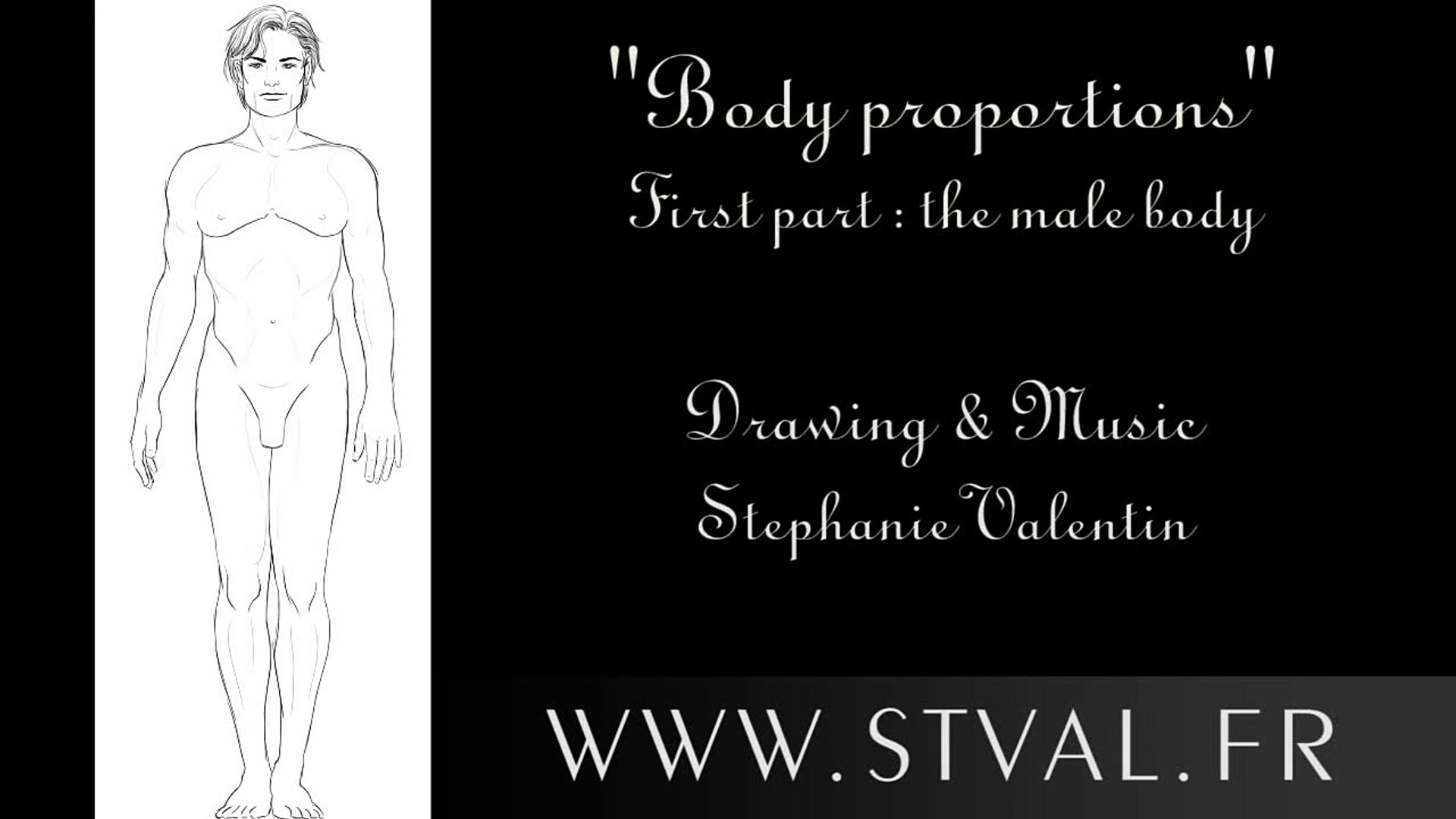 1920x1080 Tutorial How To Draw A Male Body - Male Body Proportions Drawing