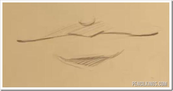 570x299 How To Draw Lips - Male Drawing