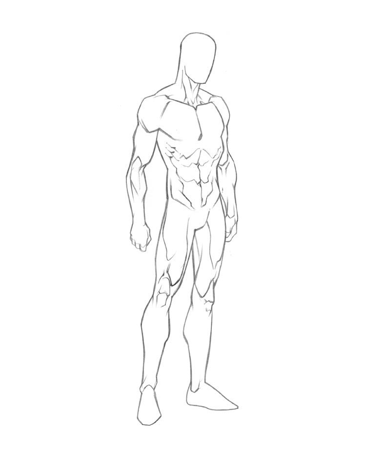750x929 Outline Drawing Male For Free Download - Male Drawing Outline