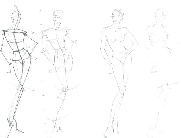 636x485 body sketch outline the fashion plate body sketch outline male - Male Drawing Outline