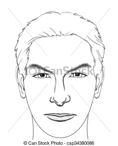 Male Drawing Outline at PaintingValley.com | Explore collection of Male ...