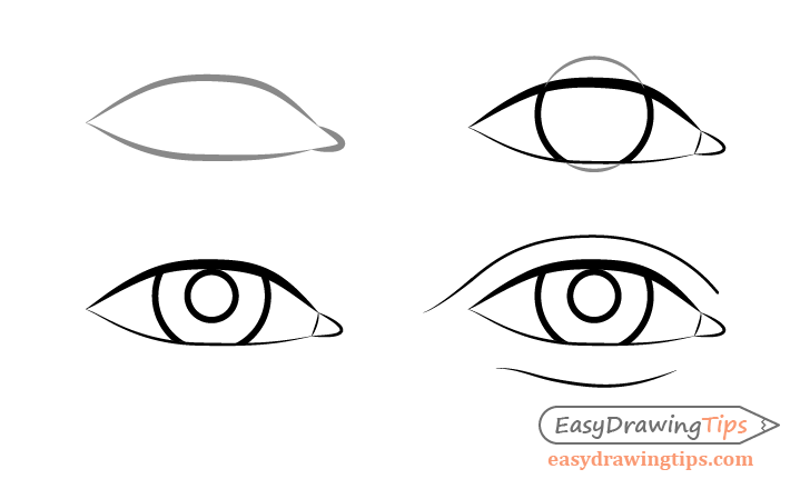 728x440 How To Draw A Male Face Step - Male Eyes Drawing