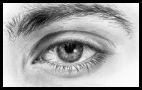 200x126 Eyebrows Drawing Lessons Tutorials For How To Draw Eye Brows - Male Eyes Drawing