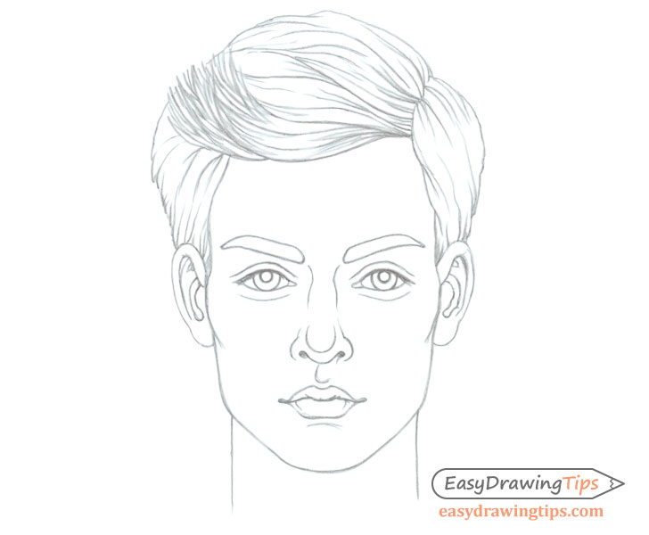 728x600 tips on drawing the same male face of different ages - Male Face Drawing