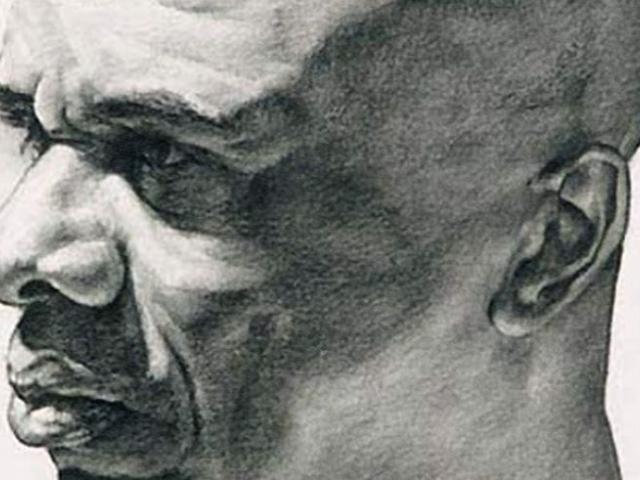 640x480 Drawn Profile Draw Man - Male Face Profile Drawing