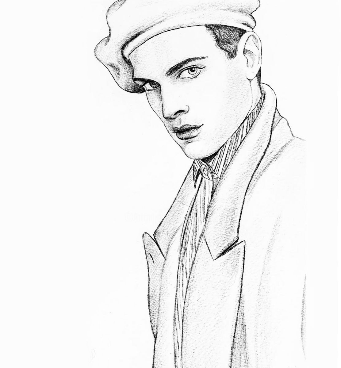 1112x1200 Fashion Illustration Art Drawing - Male Fashion Drawing