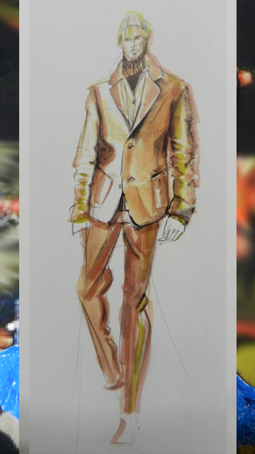 360x640 Fashion Illustration - Male Fashion Drawing