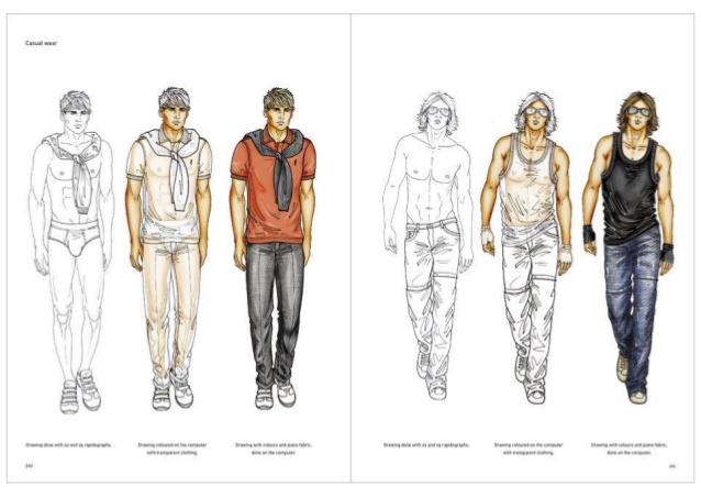 638x452 Figure Drawing For Men Fashion - Male Fashion Drawing