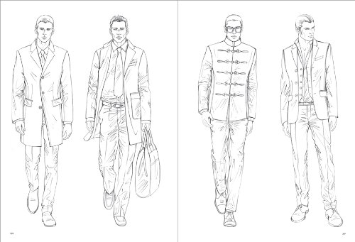 500x341 Figure Drawing For Men's Fashion - Male Fashion Drawing