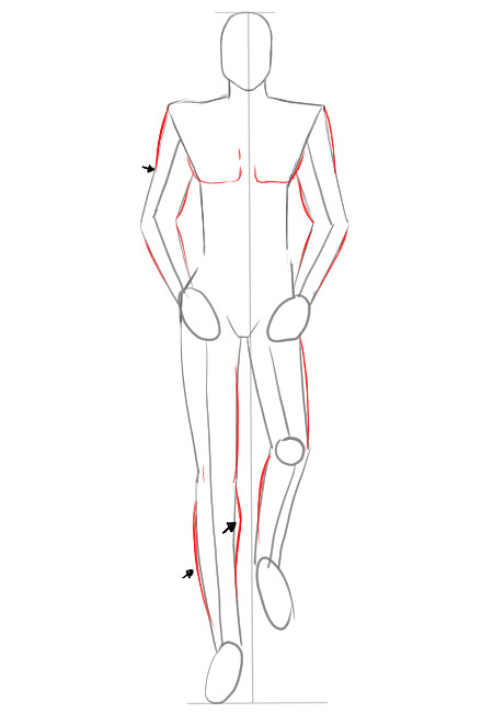 450x650 How To Draw A Man I Draw Fashion - Male Fashion Drawing