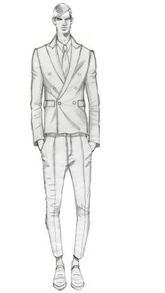 236x419 best men fashion illustrations images fashion illustrations - Male Fashion Drawing