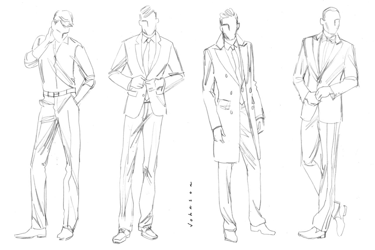 1280x854 Images Of Male Clothing Design Template - Male Fashion Drawing