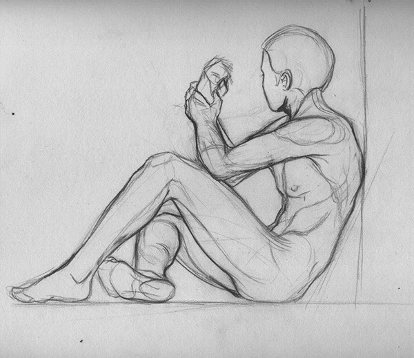 600x518 Male Figure Drawing With Sandra Conrad Art Gallery Art Classes - Male Figure Drawing