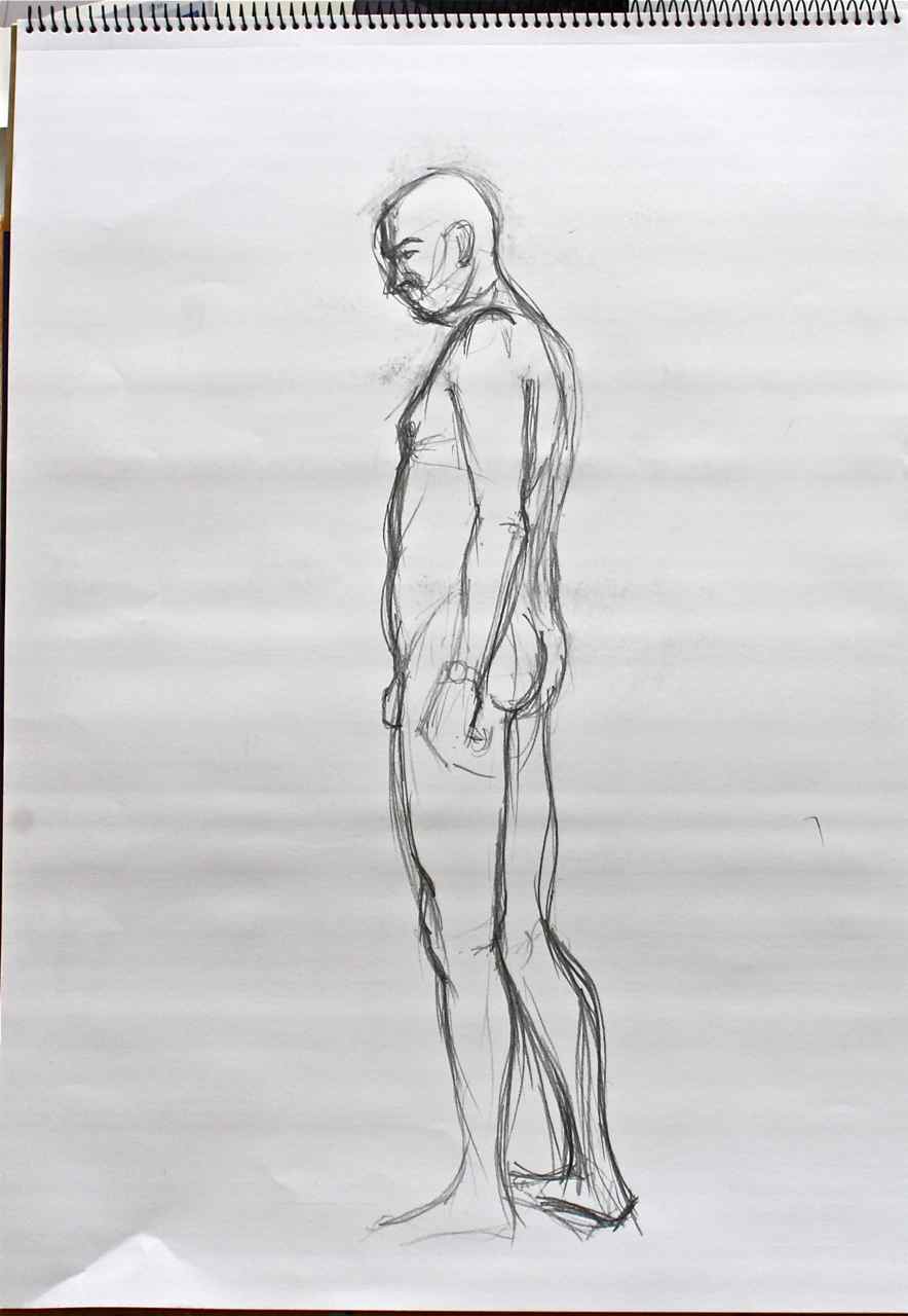 884x1280 life drawing week janet's jottings - Male Figure Drawing Model Poses