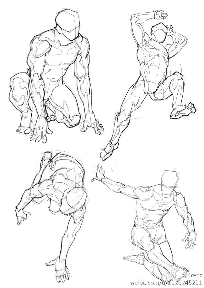 Male Figure Drawing Poses At Paintingvalley Com Explore