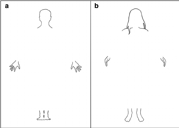 624x447 Male - Male Figure Outline Drawing