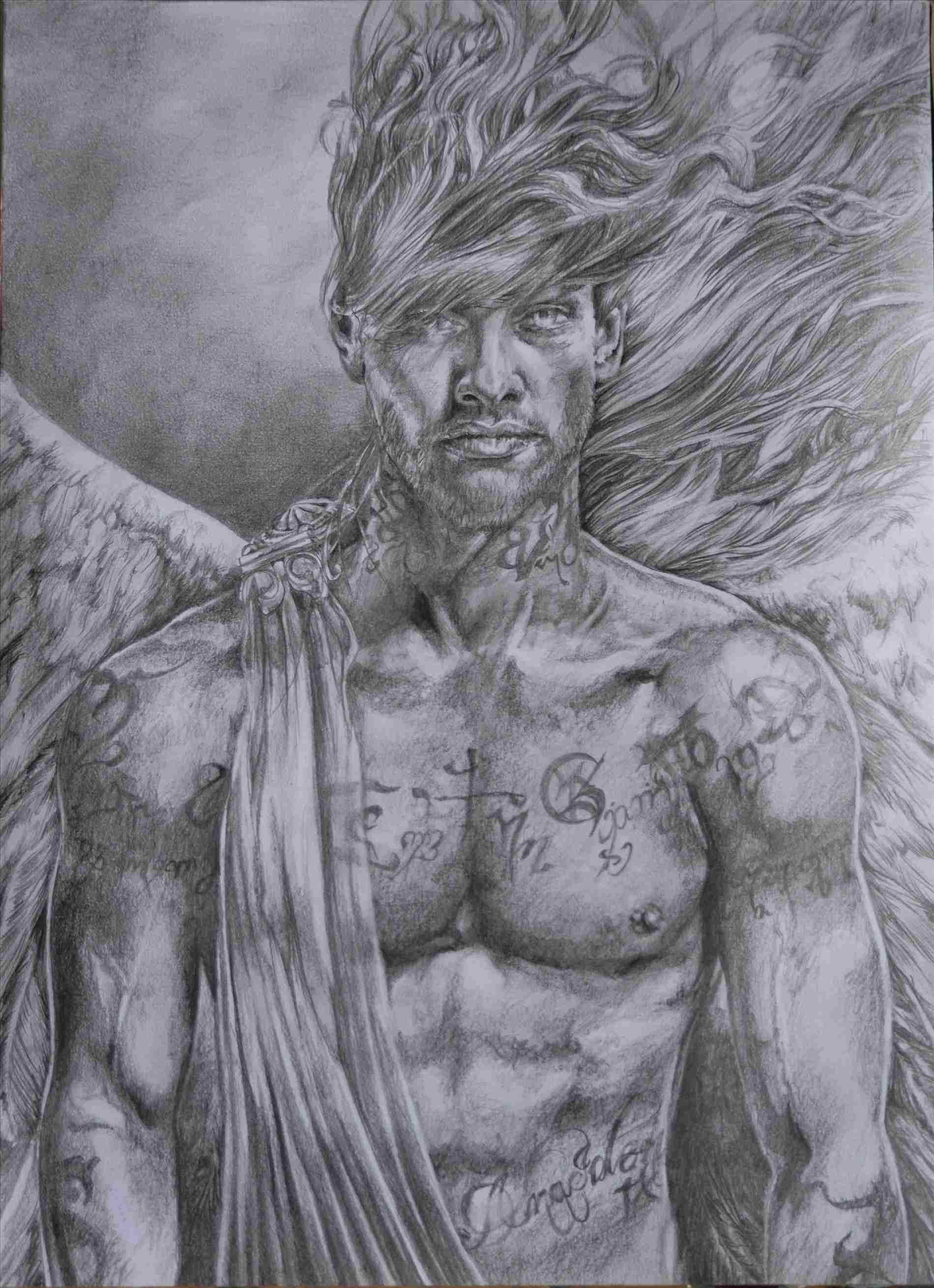 Male Guardian Angel Drawing at Explore collection