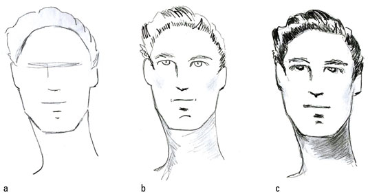 535x282 How To Draw Hairstyles For Male Fashion Figures - Male Hair Drawing