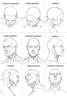 236x335 Andrew Loomis Artwork Male Head Drawing Tutorial Inspiration - Male Head Drawing