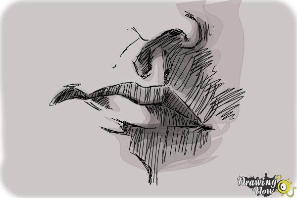 600x400 How To Draw Male Lips - Male Lips Drawing