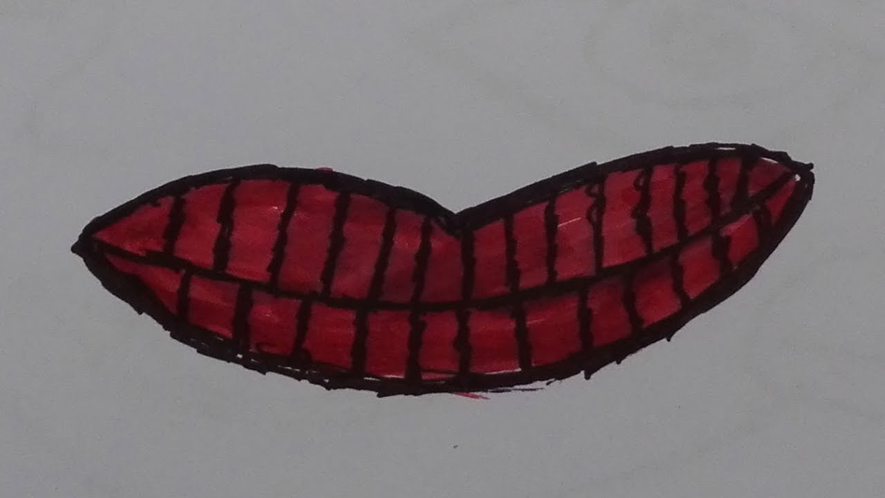1280x720 how to draw lips draw smiling lips draw male lips - Male Lips Drawing