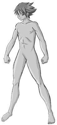 183x403 How To Draw Anime Body With Tutorial For Drawing Male Manga Bodies - Male Manga Drawing