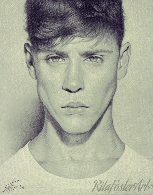 629x800 Art - Male Model Drawing