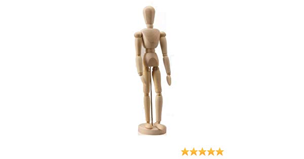 600x315 the wooden doll model height drawing model - Male Model Drawing