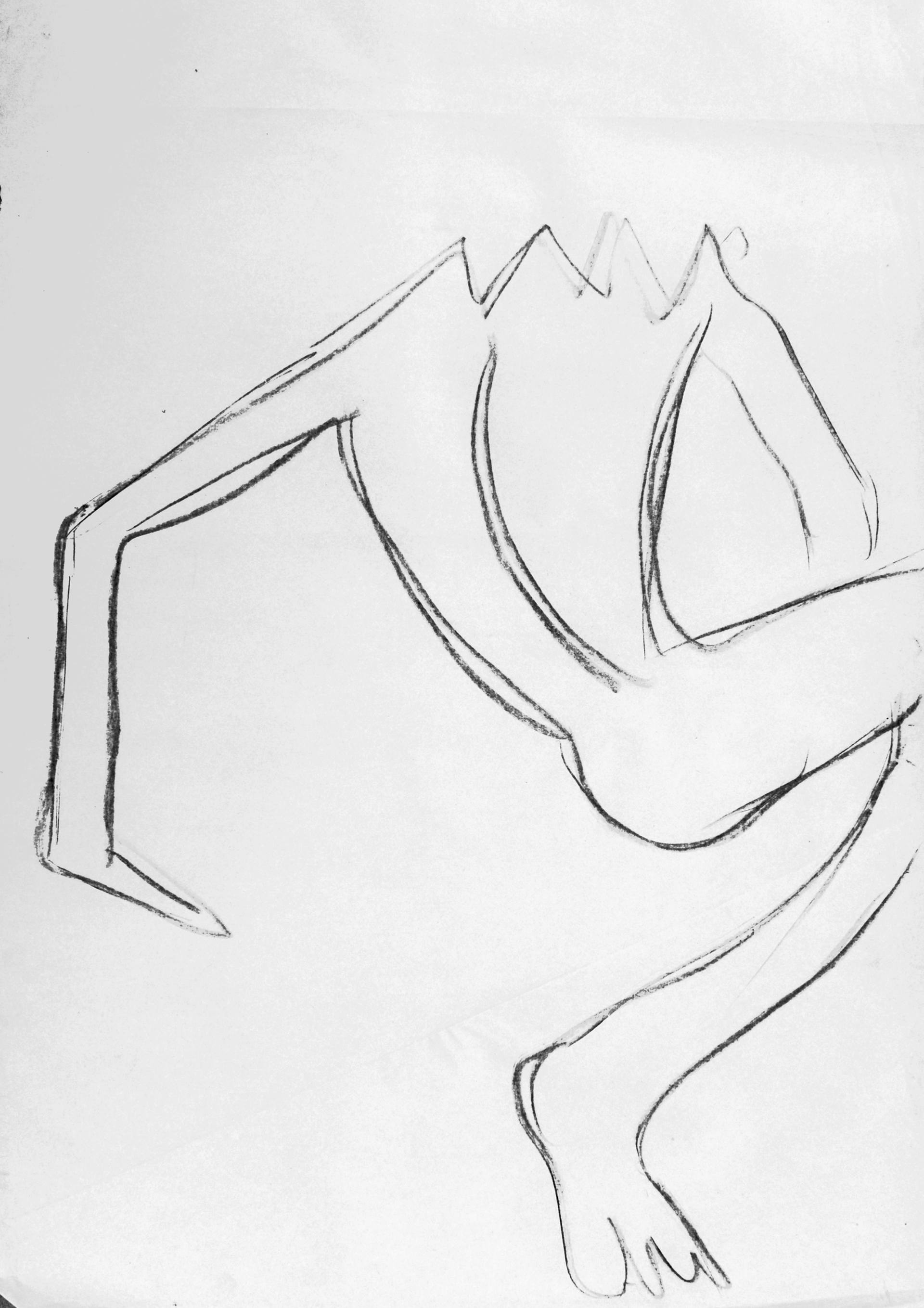 1920x2717 Sketch Of A Male Model Drawing - Male Model Drawing