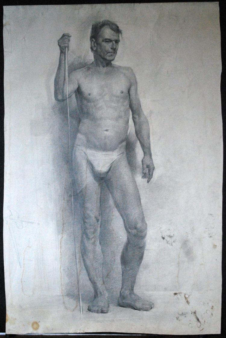 750x1122 Vitally Grigoryev - Male Model Drawing