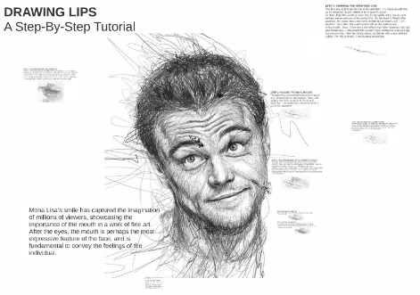 471x331 Notes Handouts - Male Mouth Drawing