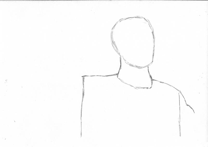 800x565 how to draw an army man saluting let's draw people - Male Outline For Drawing