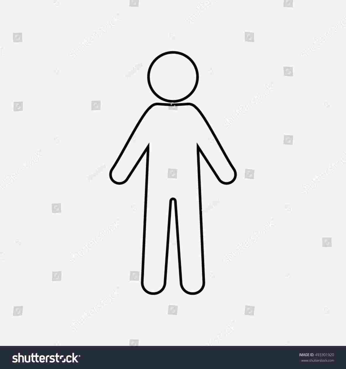 1185x1264 Outline Drawing Of Male Body - Male Outline For Drawing