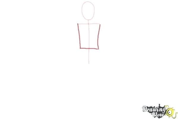 600x400 body sketch outline blank person outline license personal use body - Male Outline For Drawing