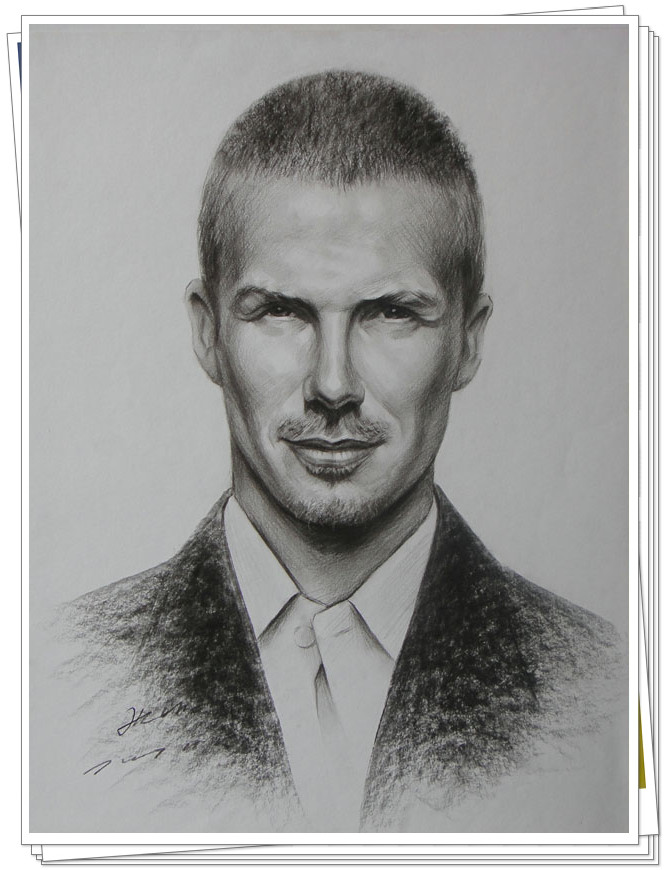 670x870 portrait drawing or painting - Male Portrait Drawing
