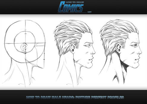 495x350 How To Draw Heads - Male Profile Drawing