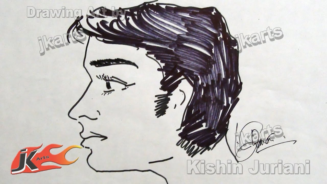 1280x720 Huge Collection Of 'male Profile Drawing' Download More Than - Male Profile Drawing