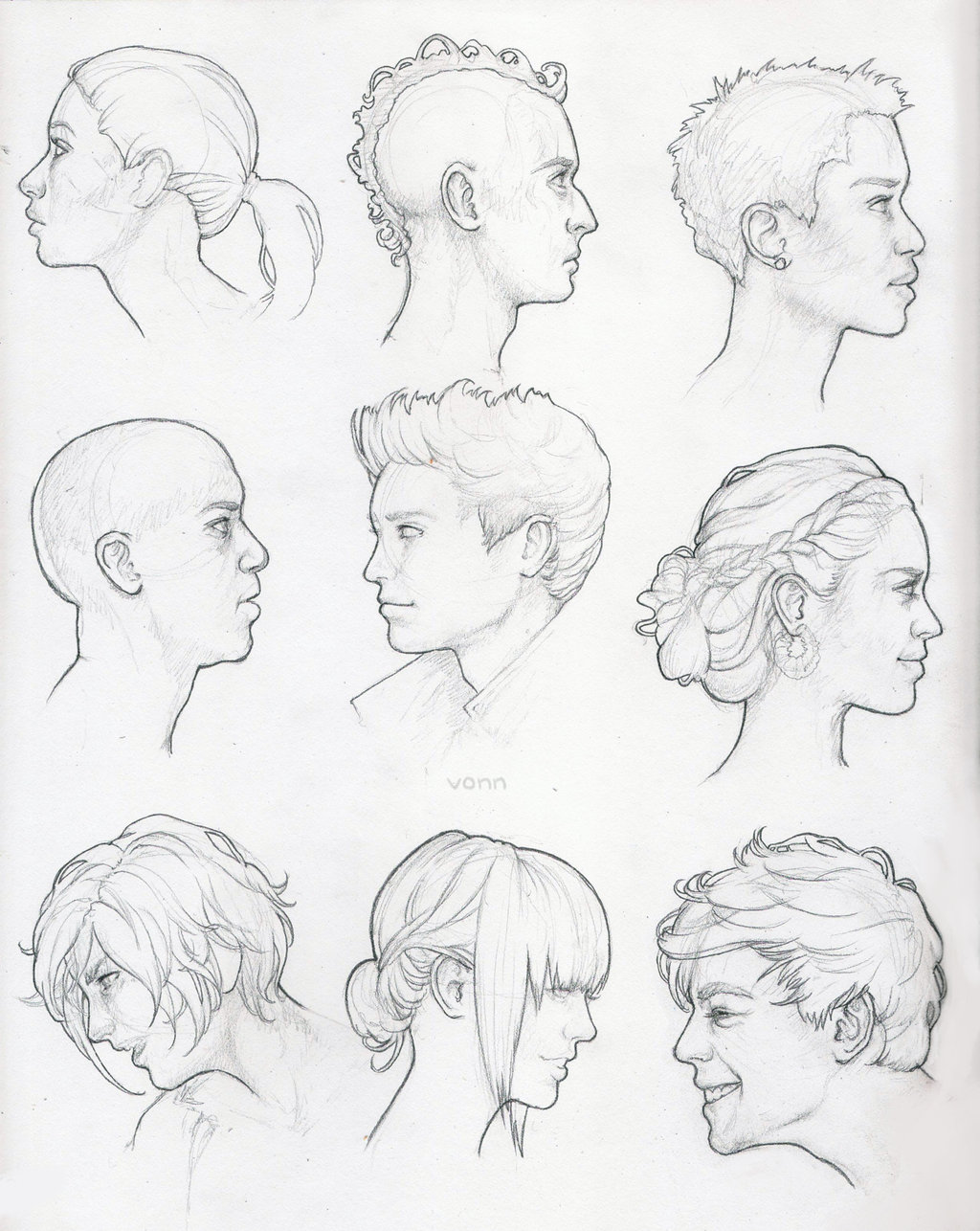 Male Profile Drawing At Paintingvalley Com Explore