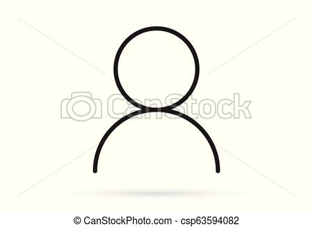 450x327 male profile picture, silhouette profile avatar icon symbol - Male Profile Drawing