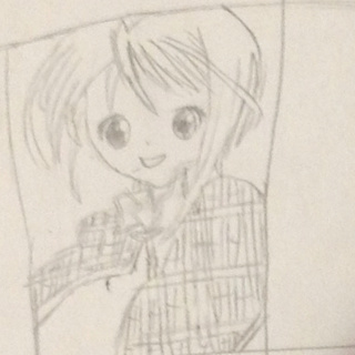 320x320 First Time Drawing A Male! A Small Profile Of Hotori Tadase - Male Profile Drawing