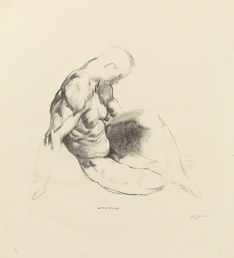 817x900 Male Torso Drawing - Male Torso Drawing