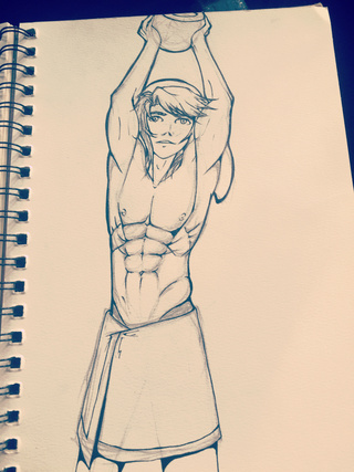 320x427 When You're Trying To Practice Drawing Male Torso But You Just End - Male Torso Drawing