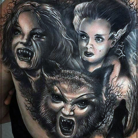 480x480 Vampire Tattoos For Men - Male Vampire Drawings